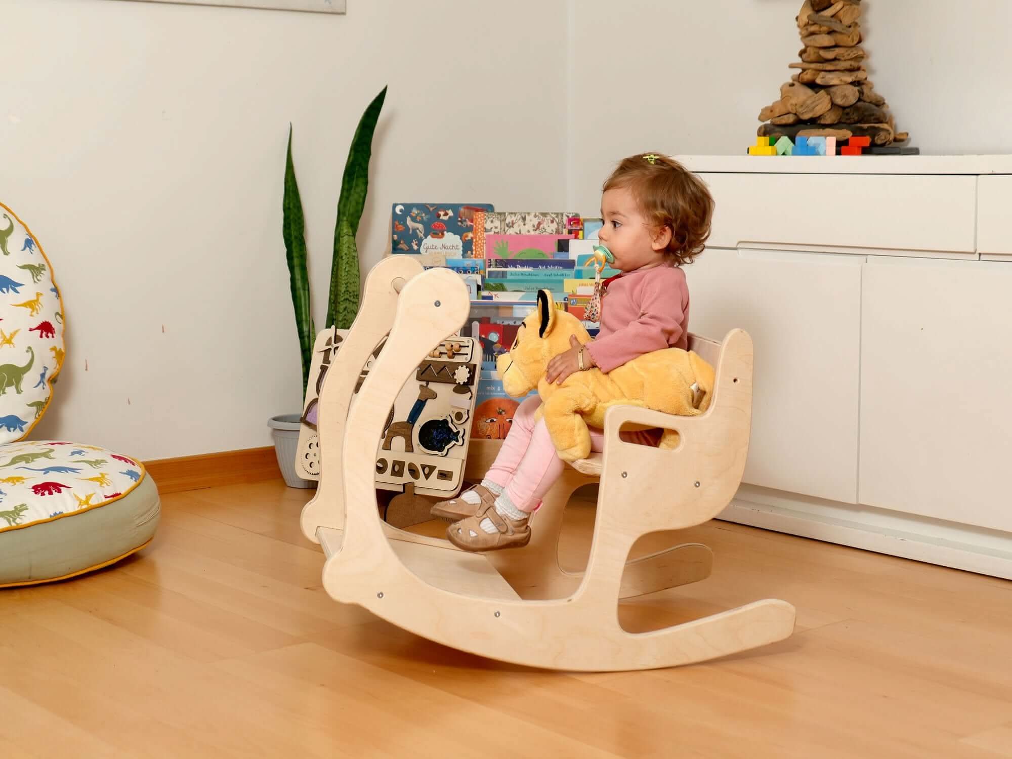 Toddler Rocking Chair and Table Set: Eco-Friendly by Kidodido